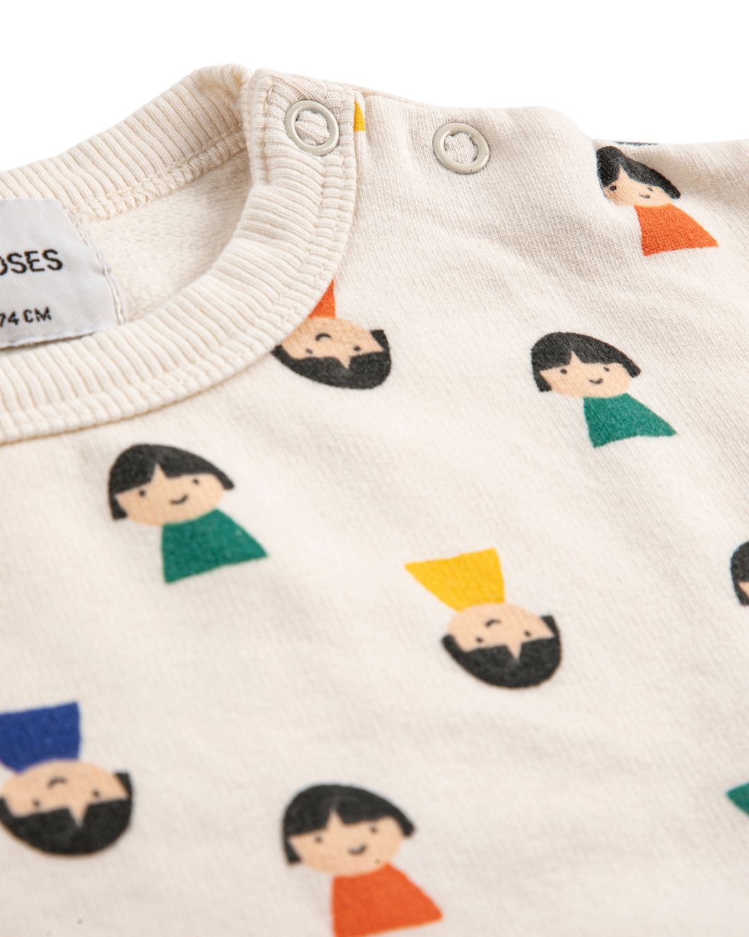 Bobo Choses - bluza niemowlęca All Over Sweatshirt Game Pawns
