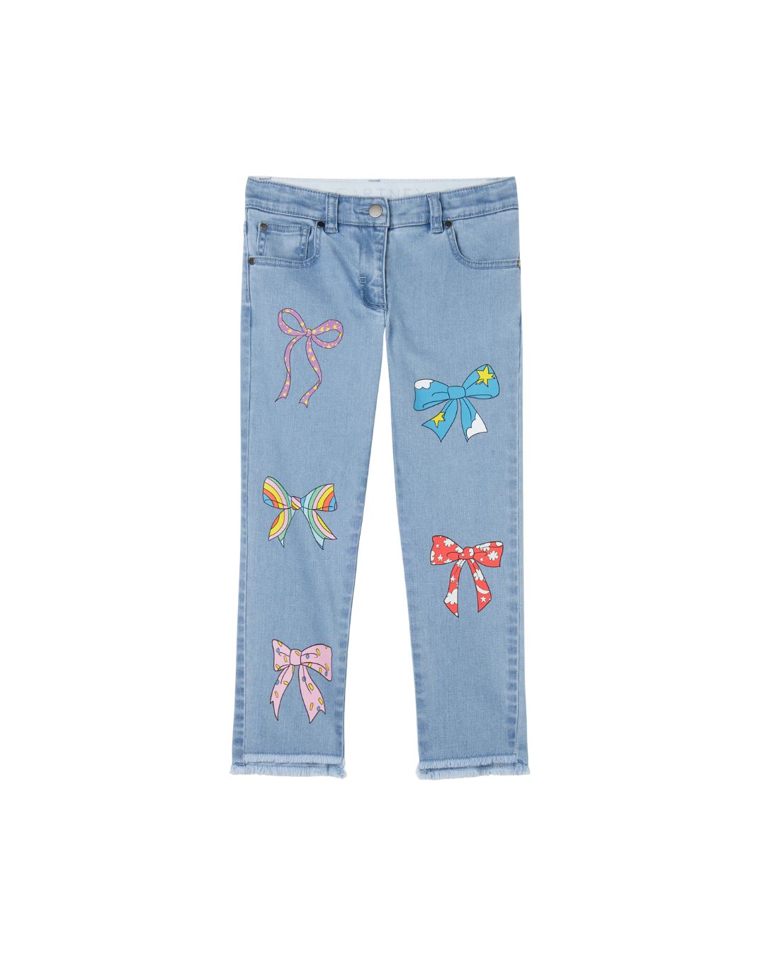Stella McCartney - spodnie jeansowe w kokardki