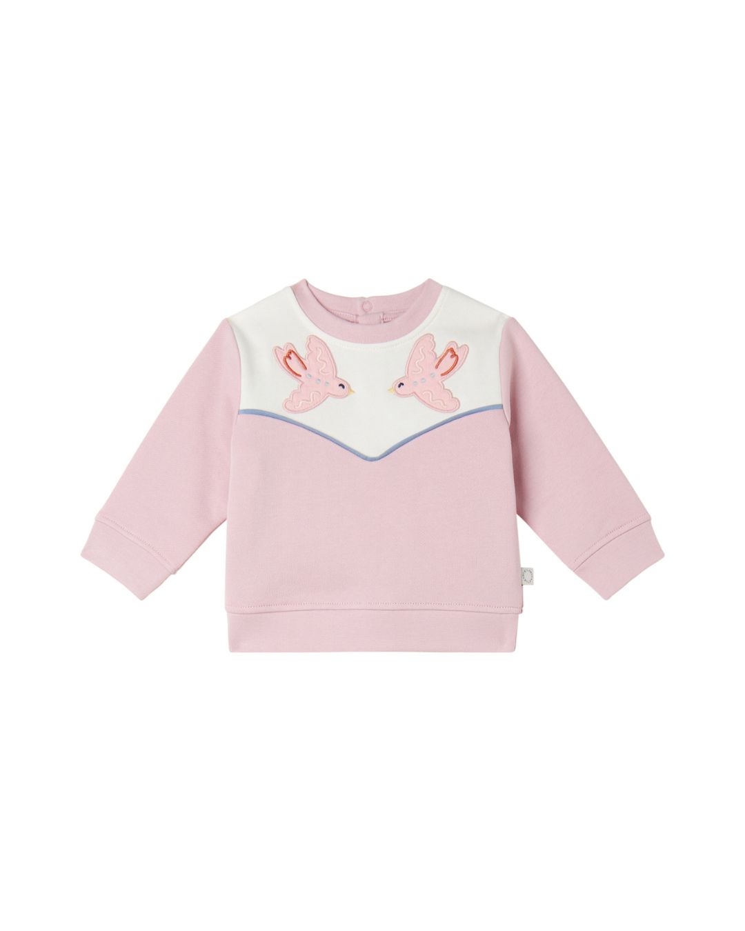 Stella McCartney - bawełniana bluza niemowlęca Birds Patch