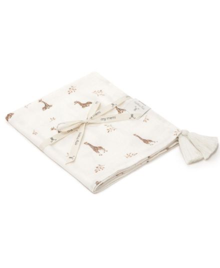 My Memi - bambusowy otulacz 75x100 Giraffes