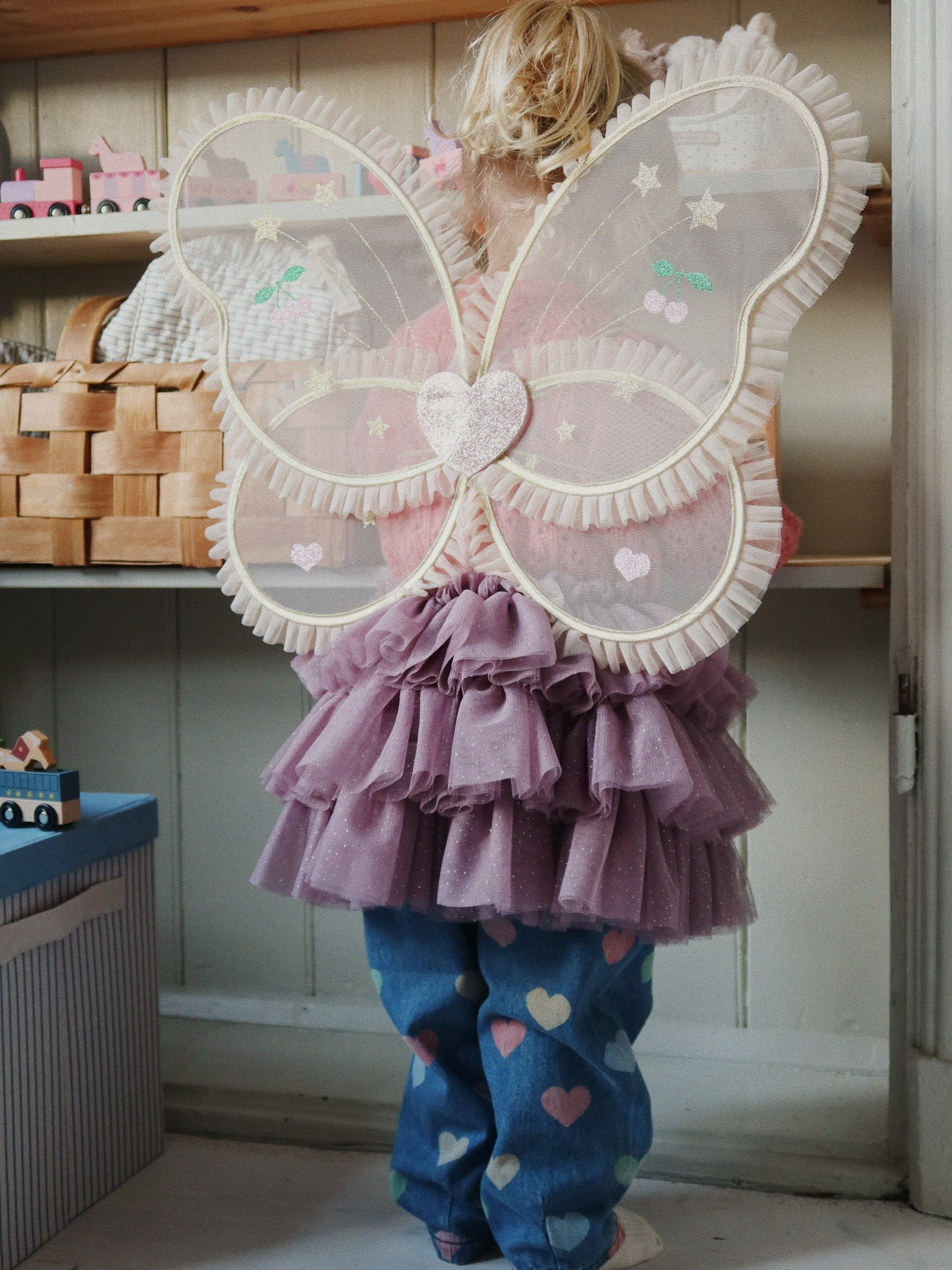 Konges Sløjd - kostium wróżki ze skrzydłami i różdżką Fairy Costume Brazilian Sand