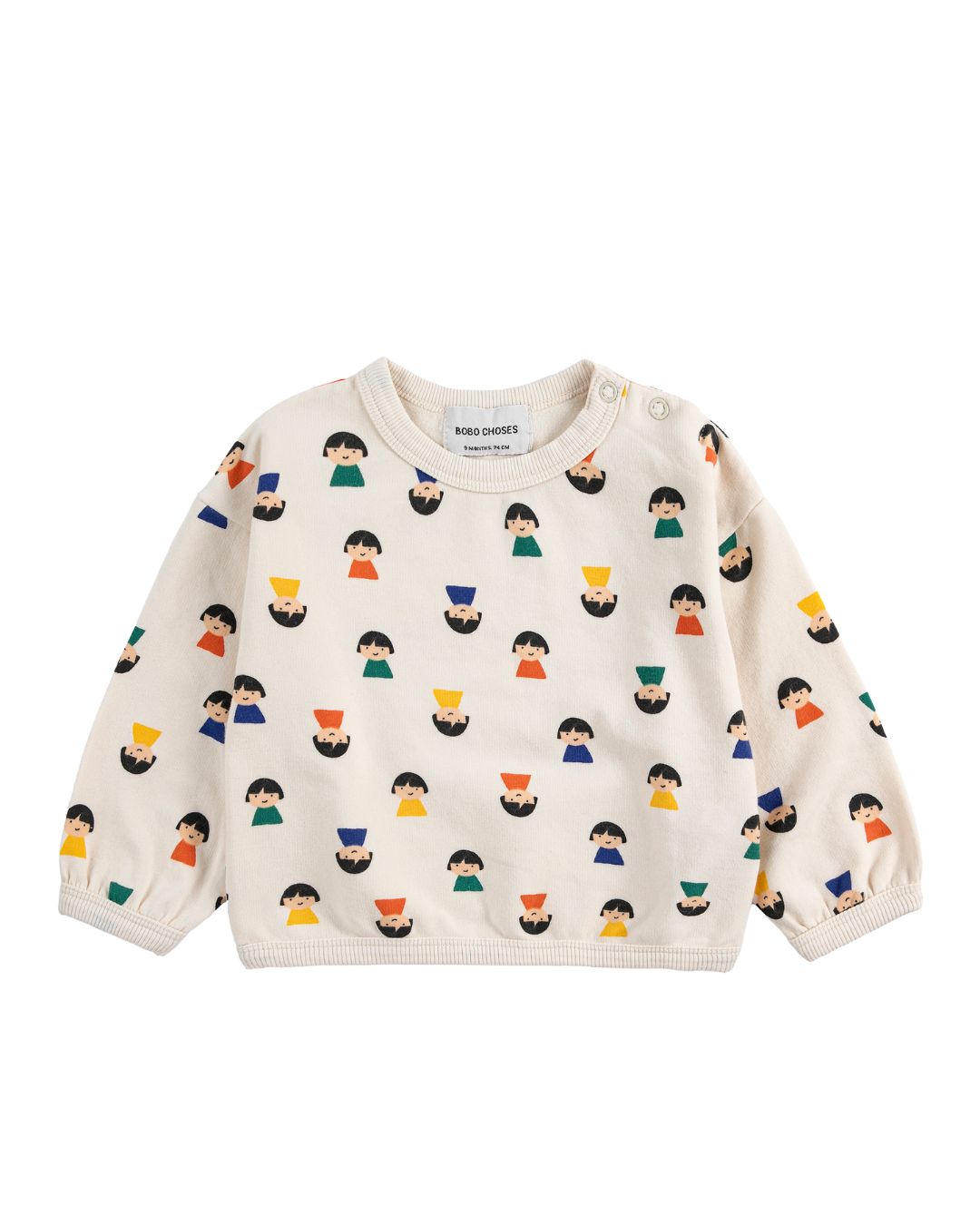 Bobo Choses - bluza niemowlęca All Over Sweatshirt Game Pawns