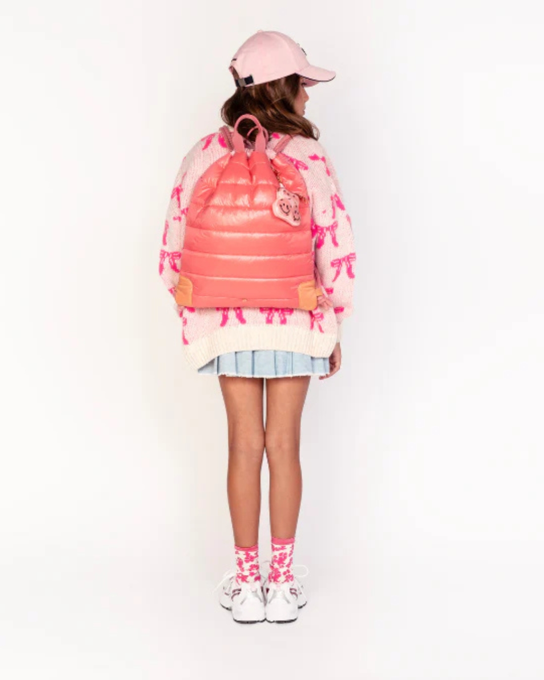 Jeune Premier - plecak worek dziecięcy Puffer Pink
