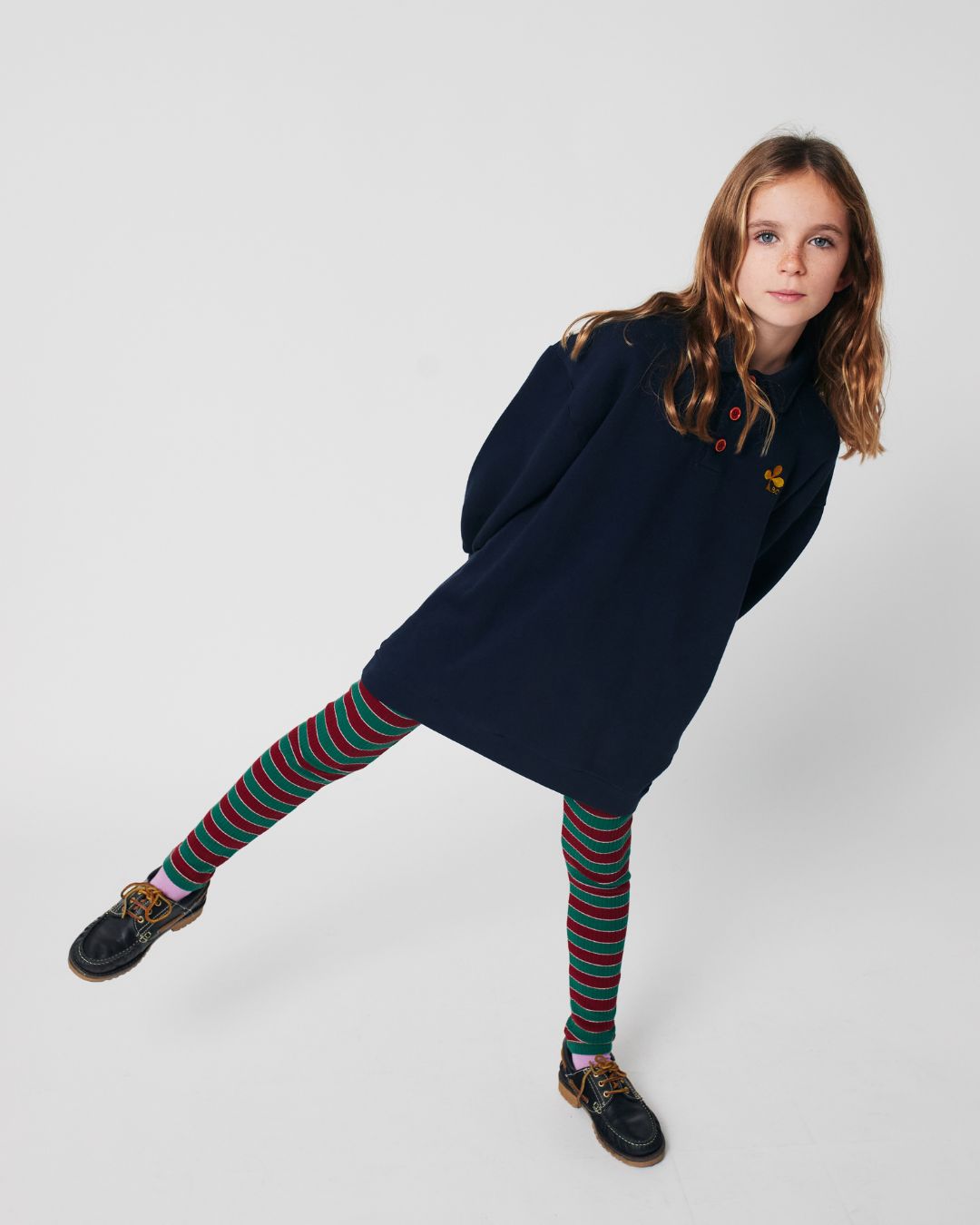 BOBO CHOSES - sukienka bawełniana Clover Polo