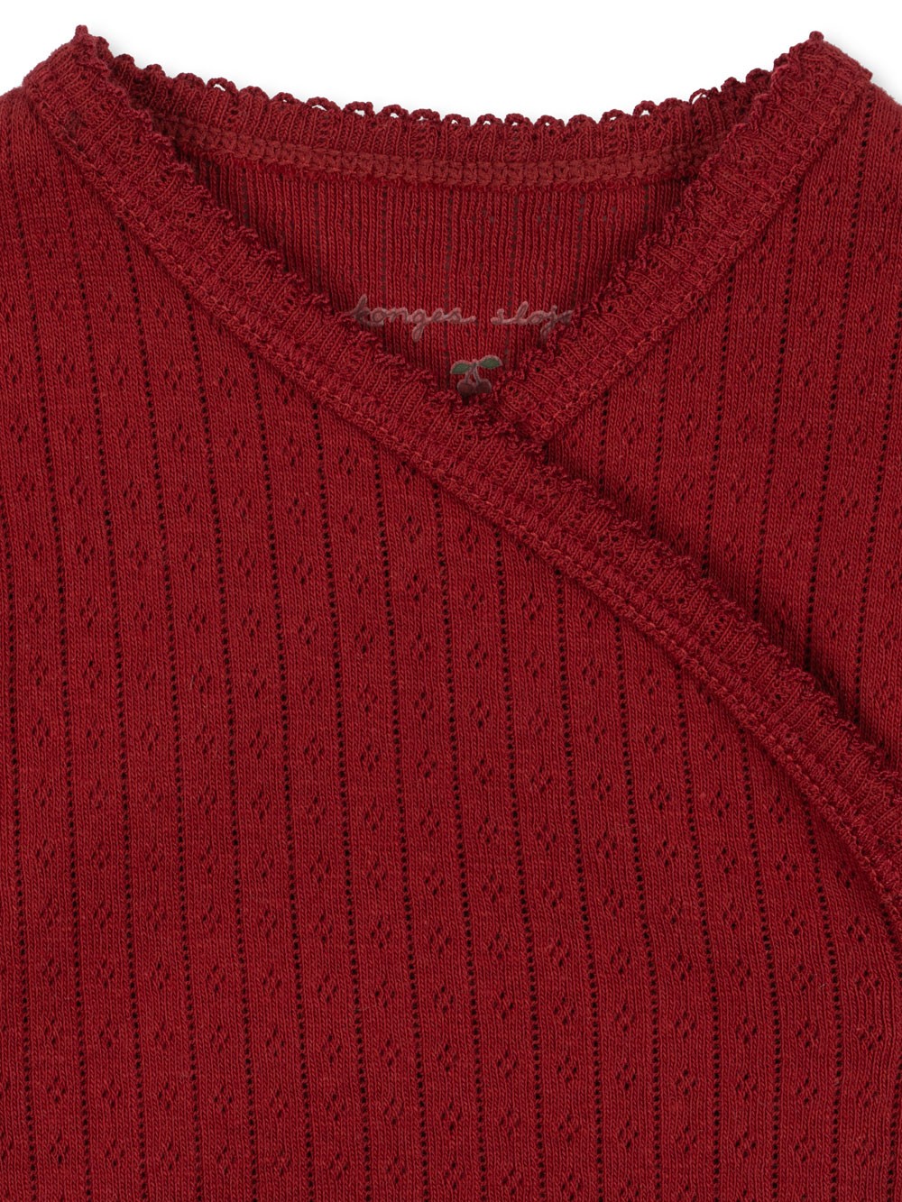 Body Konges Sløjd Minnie Newborn Red Dahlia