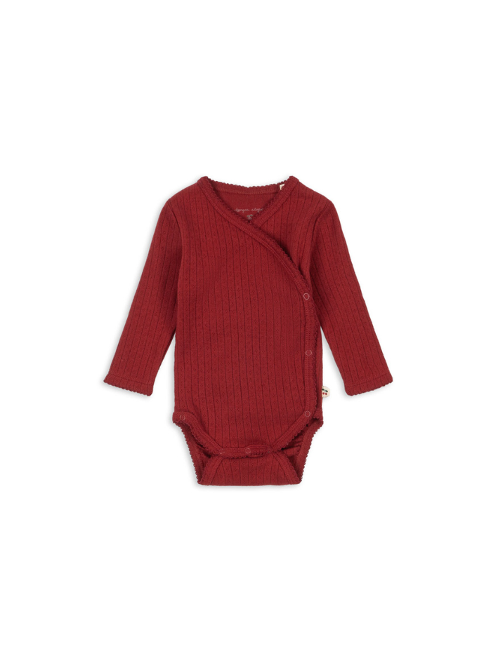Body Konges Sløjd Minnie Newborn Red Dahlia