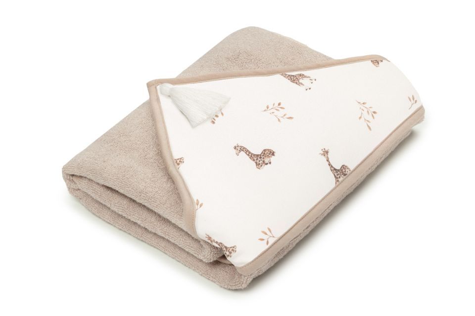 My Memi - bambusowy duży ręcznik Giraffes