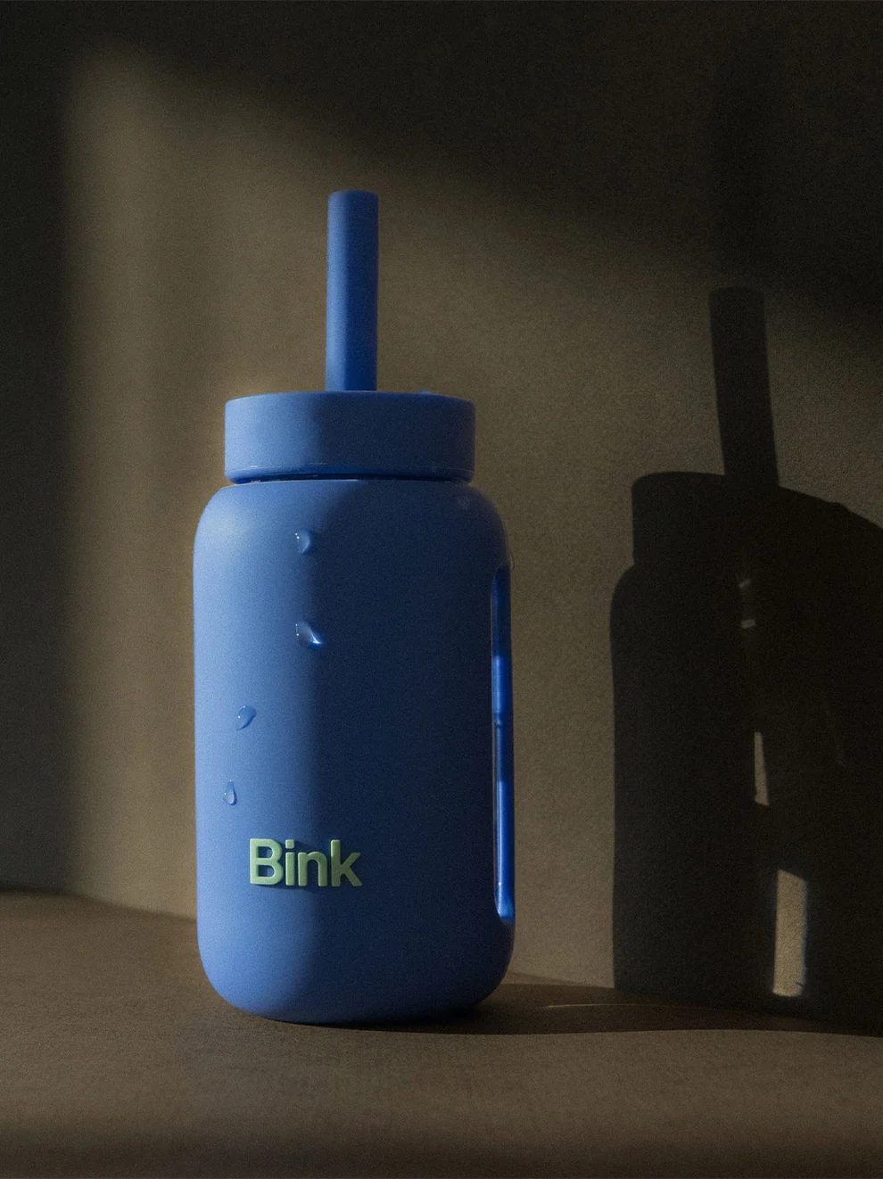 Bink - silikonowa nasadka z rurką do butelek Bink Kids 300 ml Navy