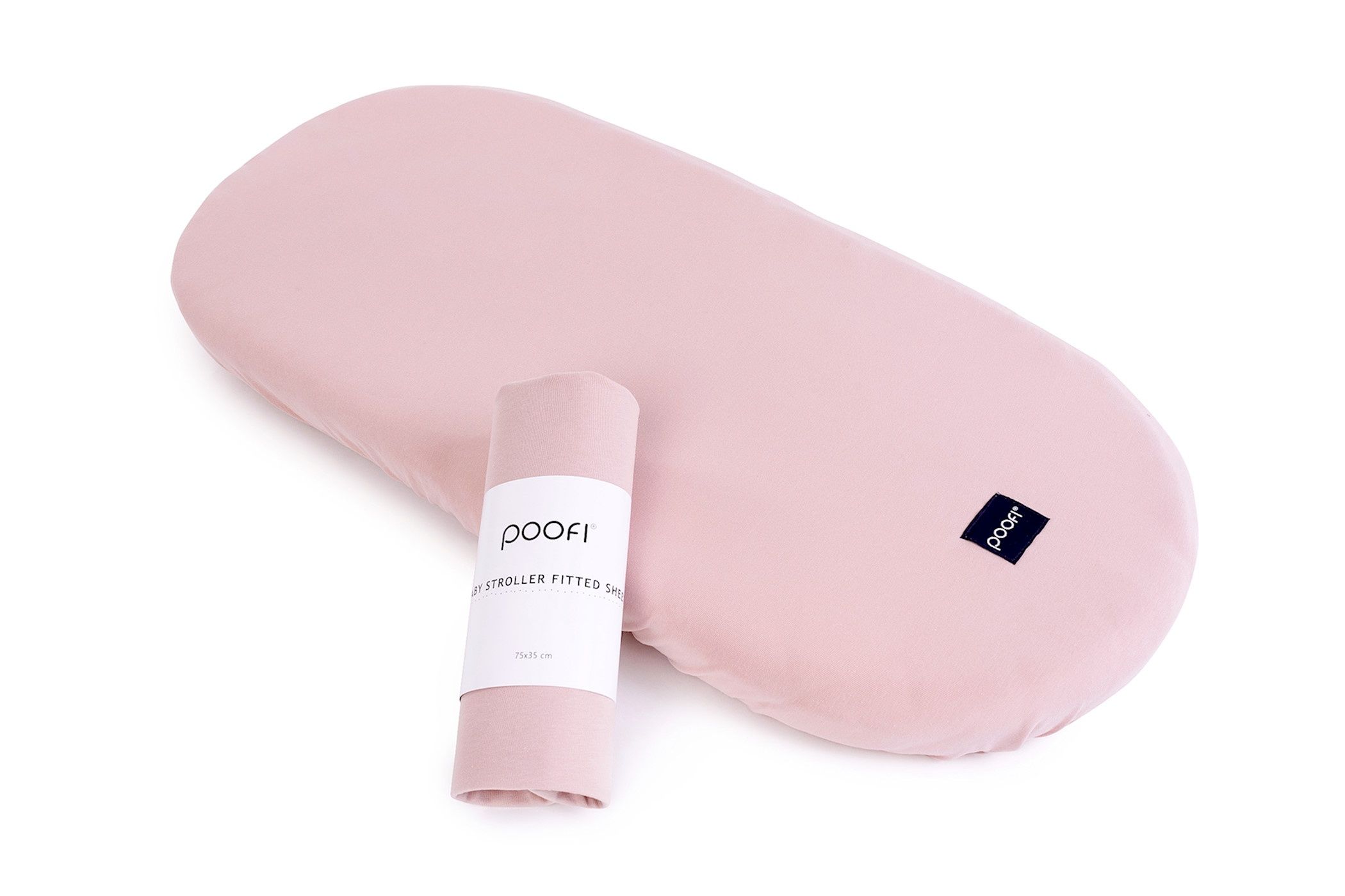Poofi - prześcieradło do wózka Organic Piwonia
