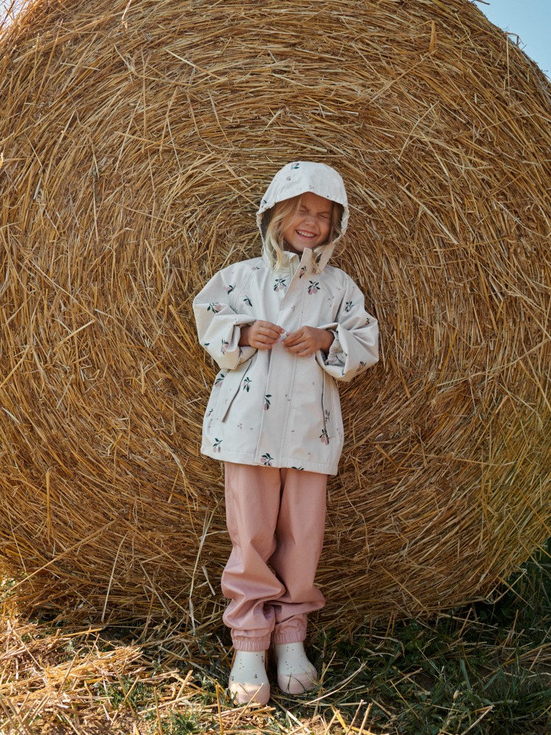 Liewood - zestaw przeciwdeszczowy Pedia Sea Shell/Peach
