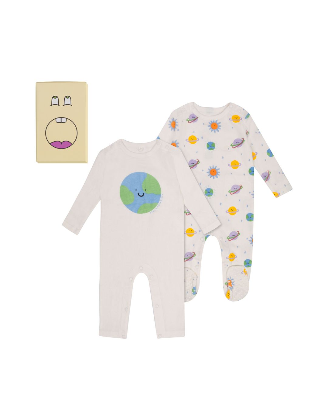 Stella McCartney - komplet niemowlęcy piżamek Happy Earth & Planets