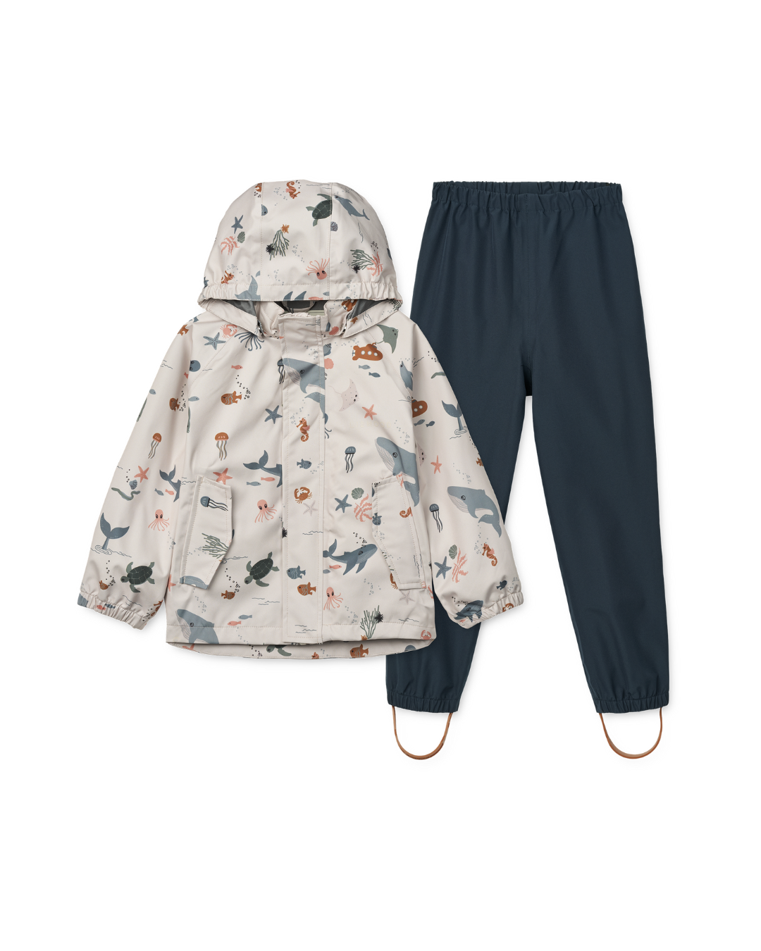 Liewood - zestaw przeciwdeszczowy Pedia Sea Creature/Sandy