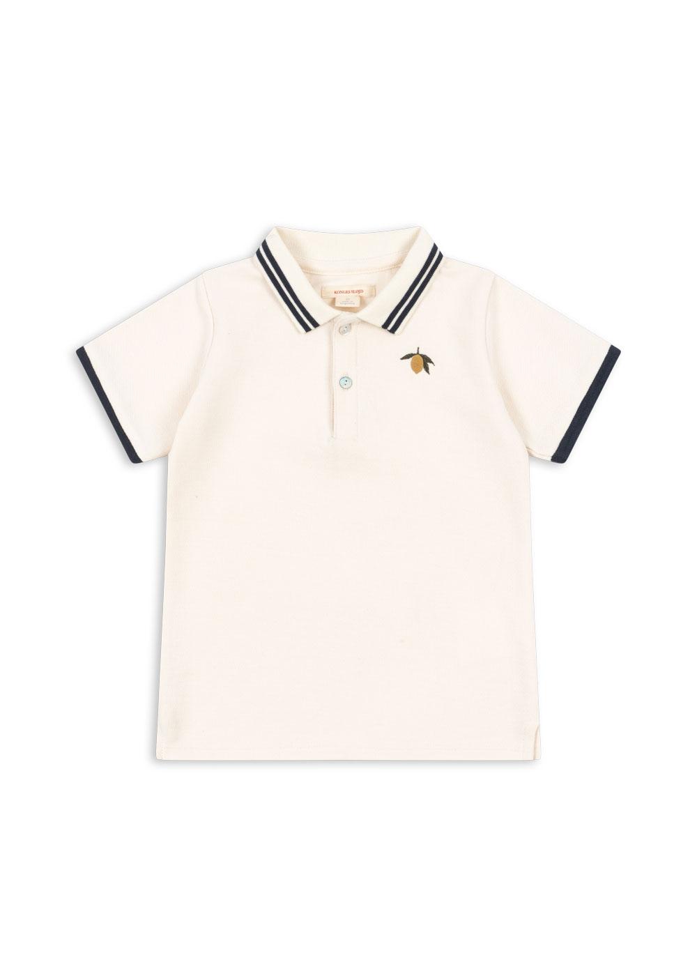 Konges Sløjd - koszulka polo Florian Polo Shirt Gots Antique White