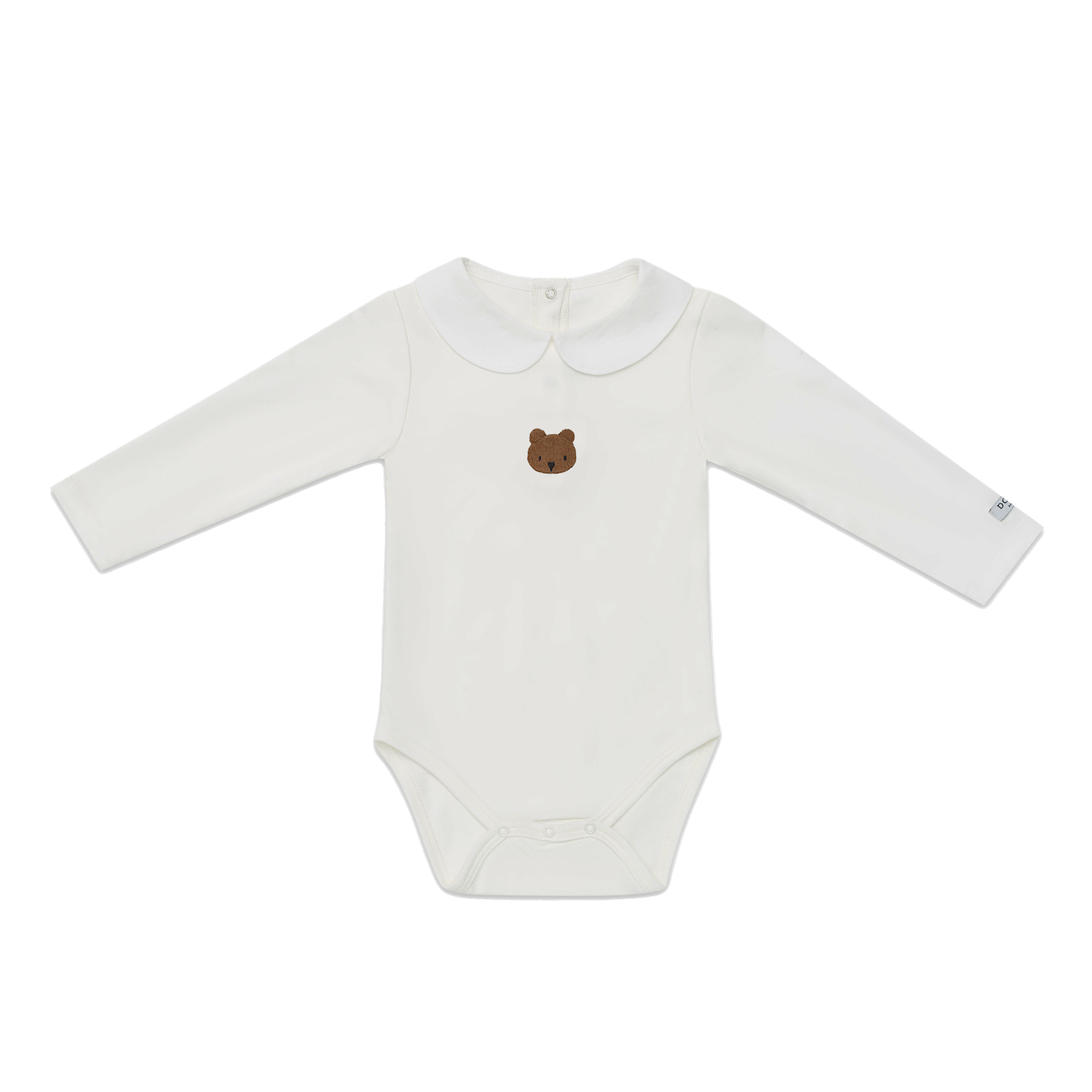 Donsje - body z długim rękawem Davo Bodysuit Bear Off White