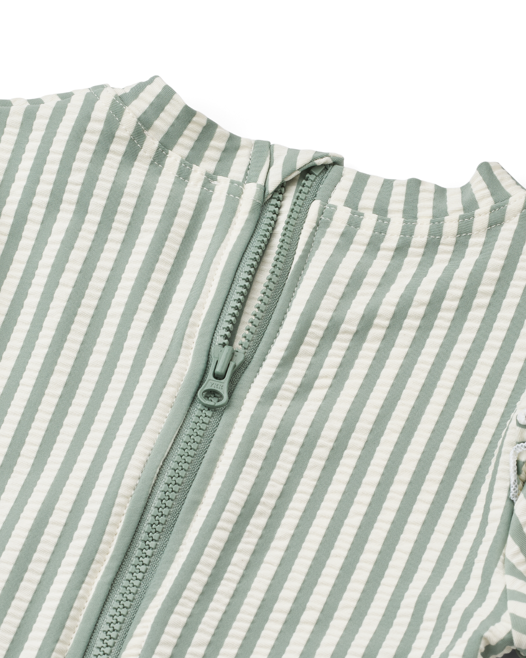 Liewood - kostium kąpielowy z długim rękawem UV Sille Baby Seersucker peppermint creme de la creme