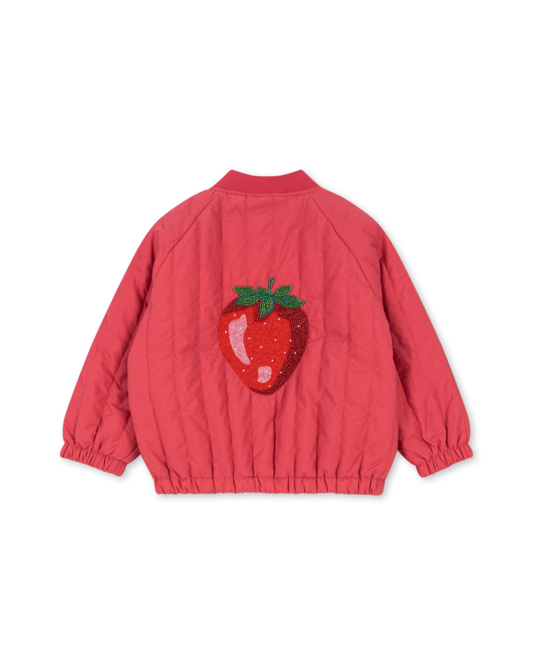 Konges Sløjd - kurtka bomberka dla dziecka Juno Sparkle Bomber Jacket Raspberry Wine