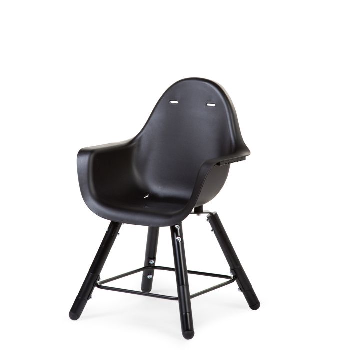 Childhome - krzesełko do karmienia Evolu 2 Black/Black