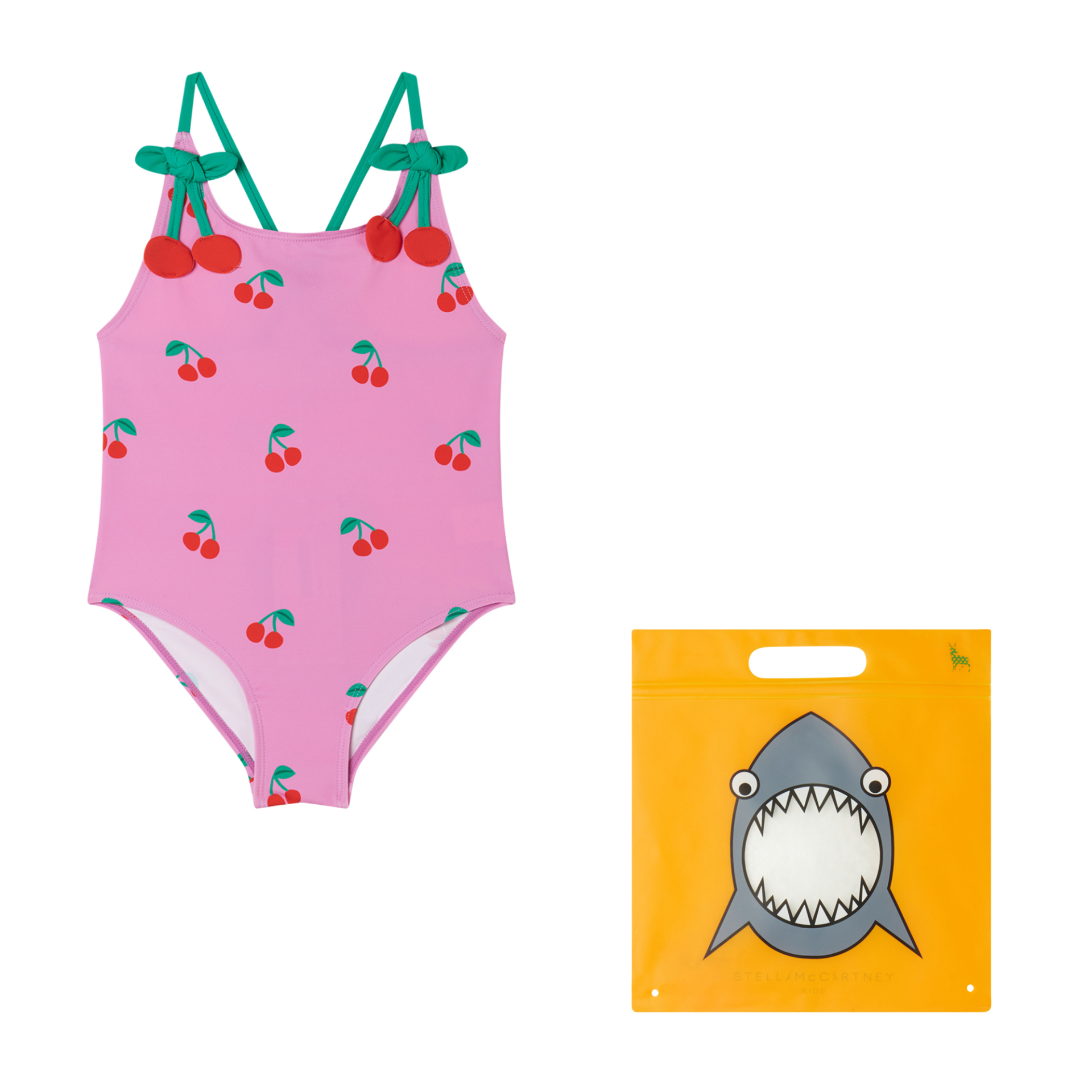 Stella McCartney - stylizacja dziewczęca na plażę Letnie Owoce
