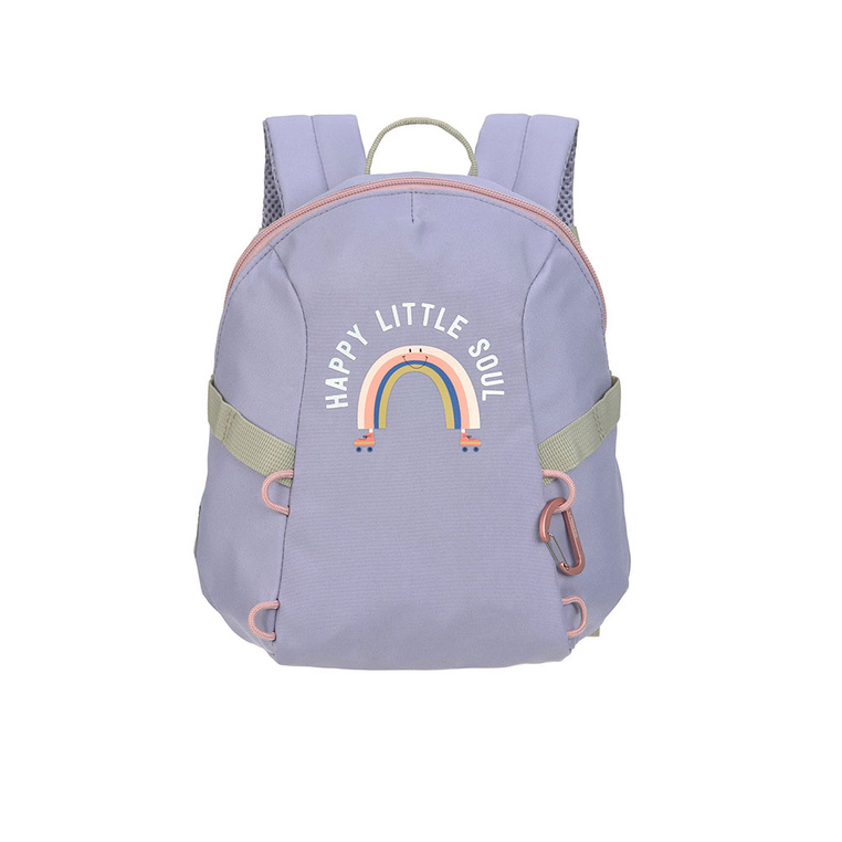 Lassig - plecak mini Tiny Outdoor Rainbow Pastel Lilac
