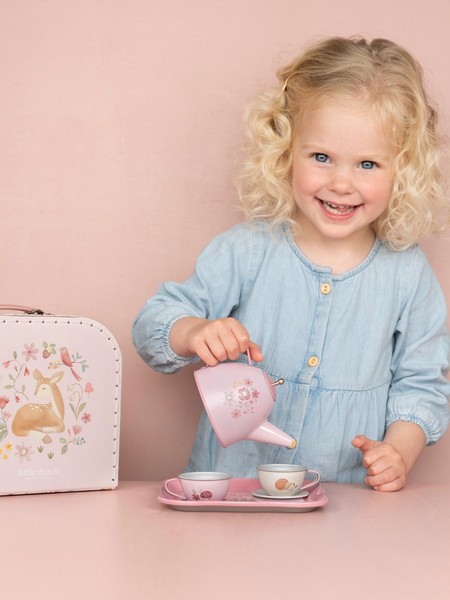 Zestaw do herbaty w walizeczce Little Dutch Fairy Garden Zestaw do herbaty w walizeczce Little Dutch Fairy Garden