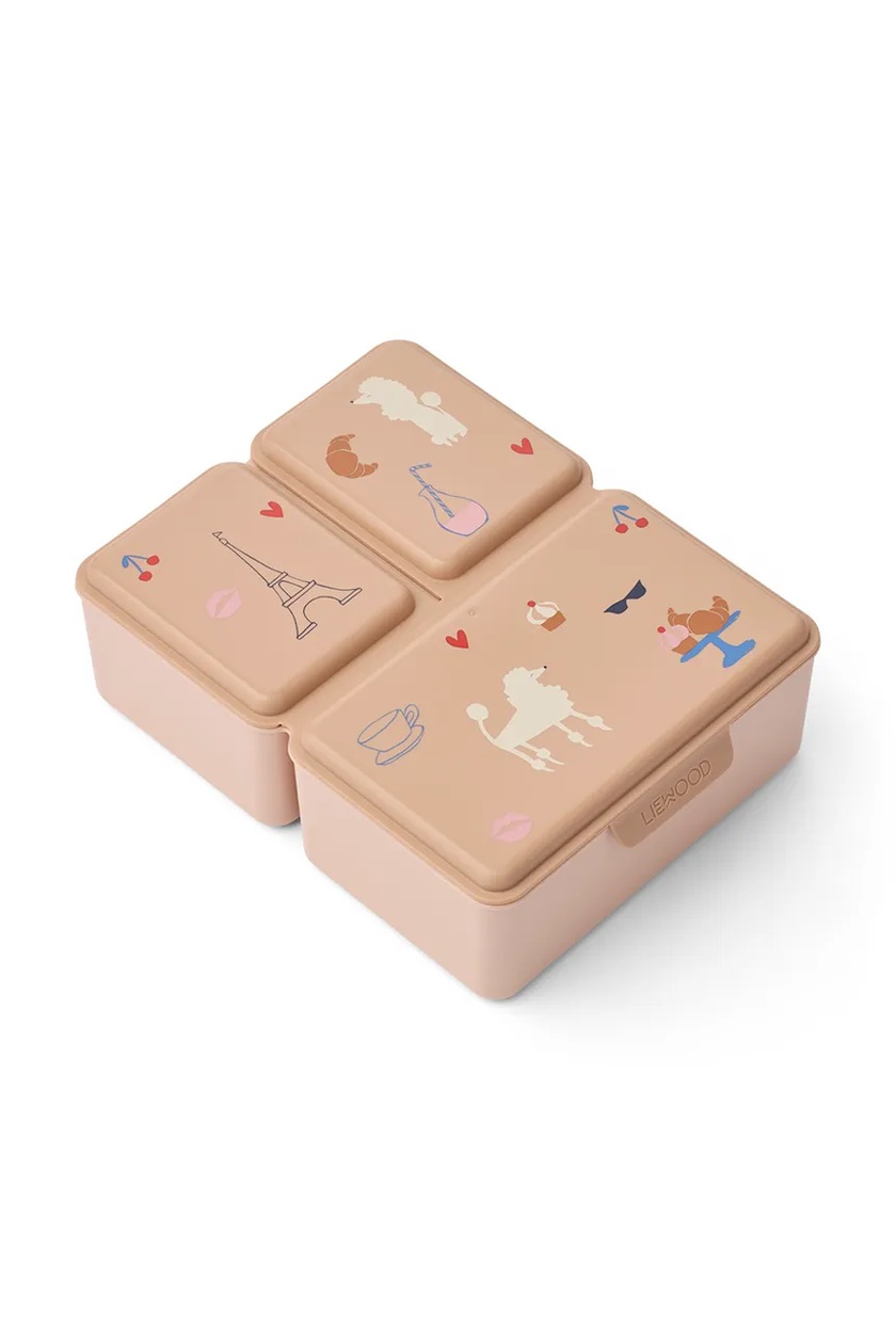Liewood - lunchbox dziecięcy Driss Paris Pale Tuscany