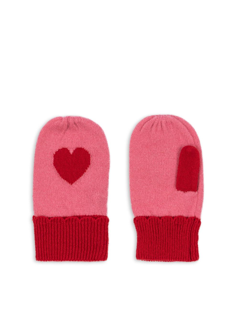 Konges Sløjd - rękawiczki z jednym palcem Collette Mittens Pink