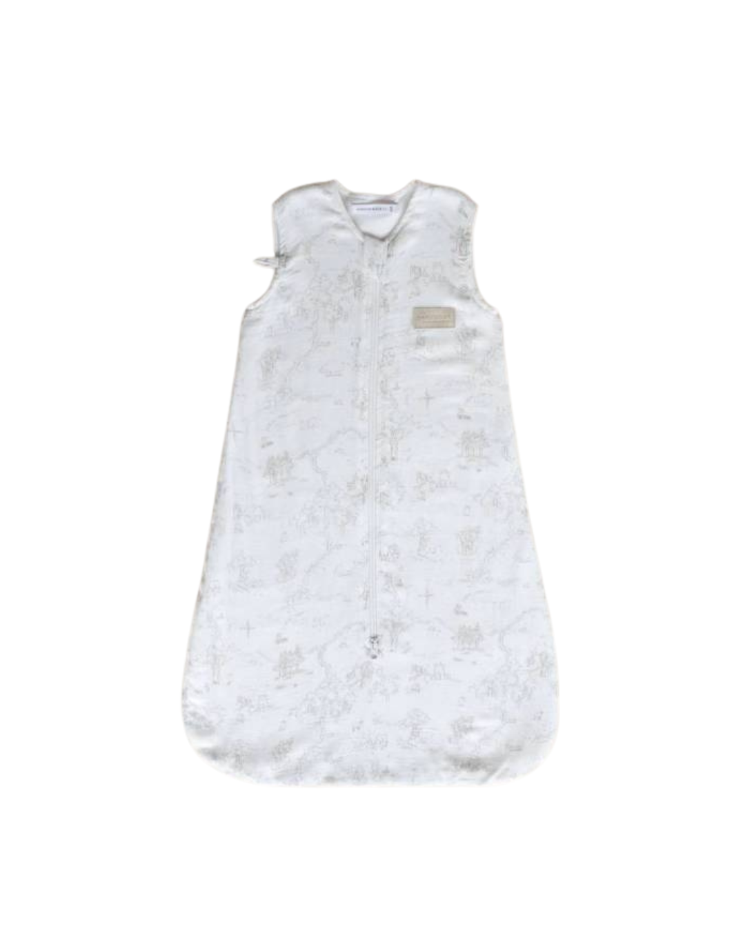 Bamboom - letni śpiworek niemowlęcy 0-6m Boomy's World Oyster Grey