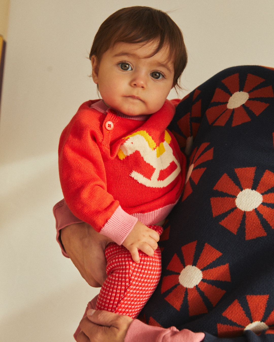 BOBO CHOSES - sweterek niemowlęcy Rocking Horse