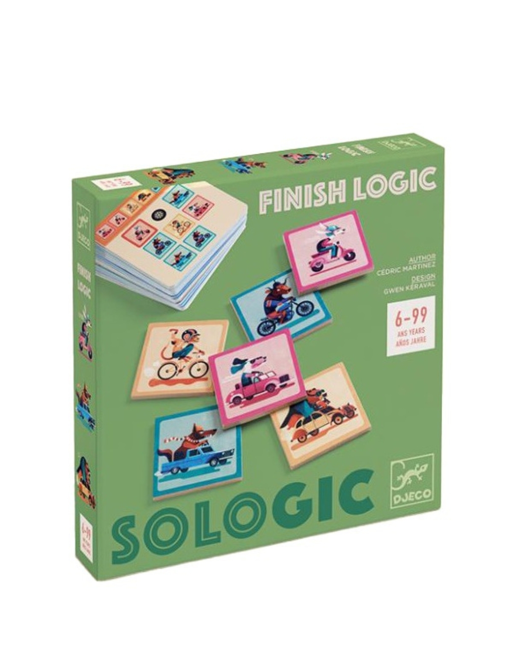 Djeco - gra logiczna dla dzieci Sologic Wyścig