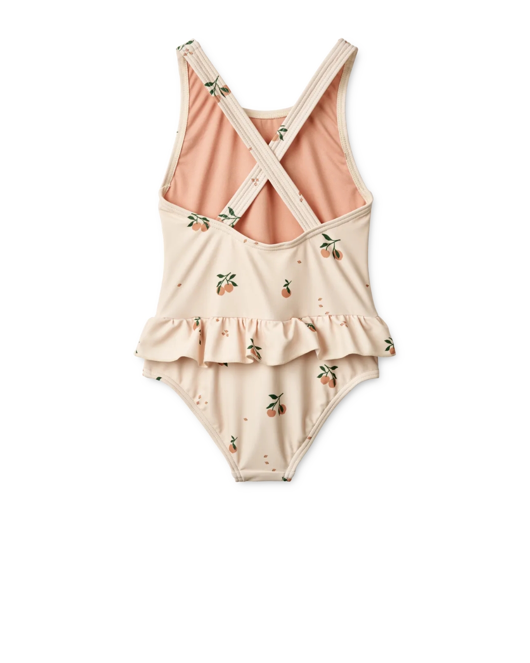 Liewood - strój kąpielowy jednoczęściowy UV Amara peach sea shell