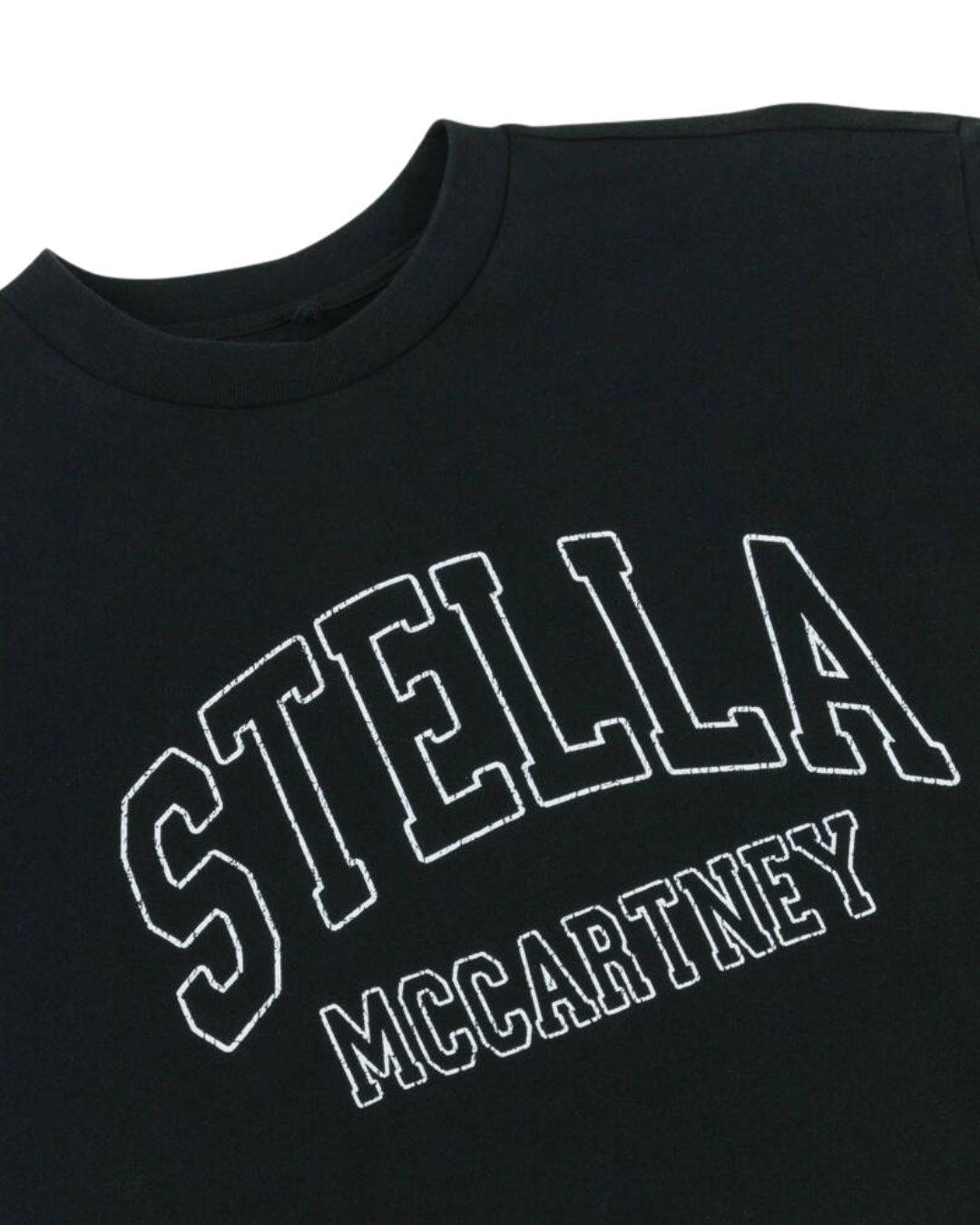 Stella McCartney - koszulka dziewczęca T-shirt Czarna