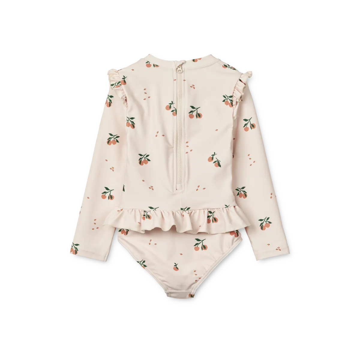 Liewood - kostium kąpielowy z długim rękawem UV Sille sea shell peach 