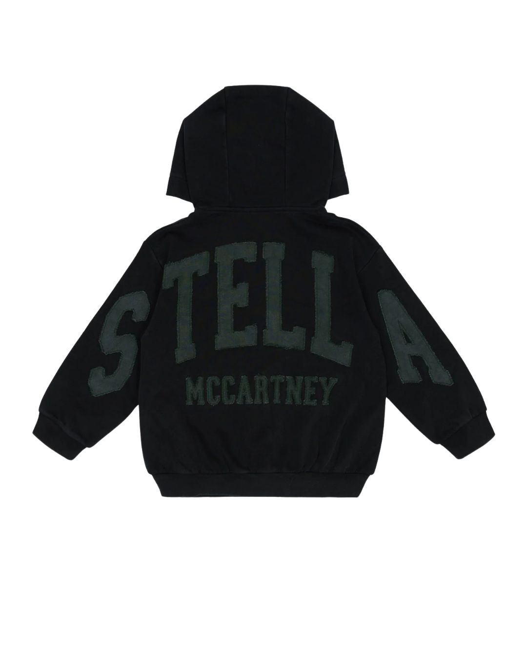 Bluza z kapturem z logo Stella McCartney czarna