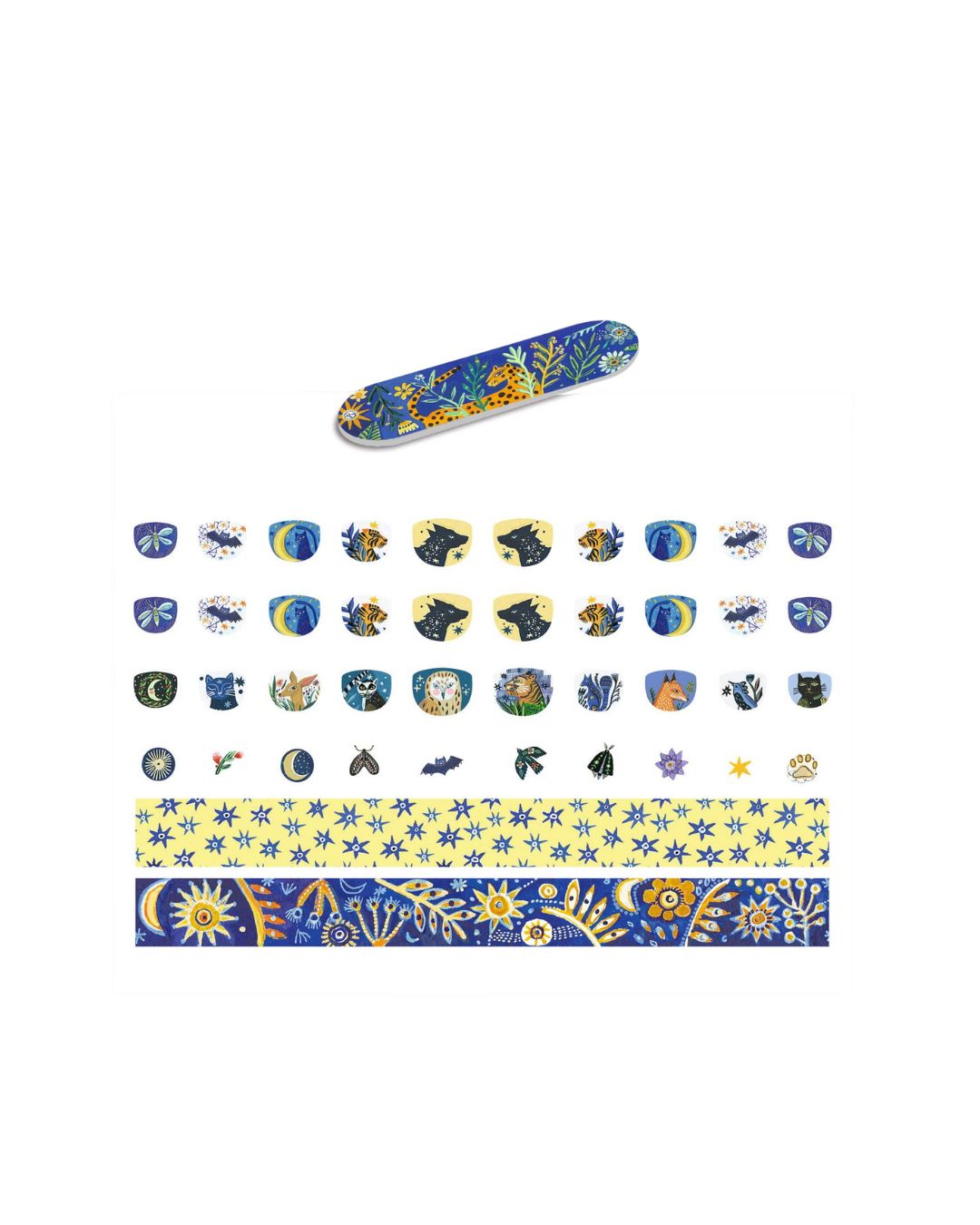 Naklejki na paznokcie Djeco Księżycowy Błysk