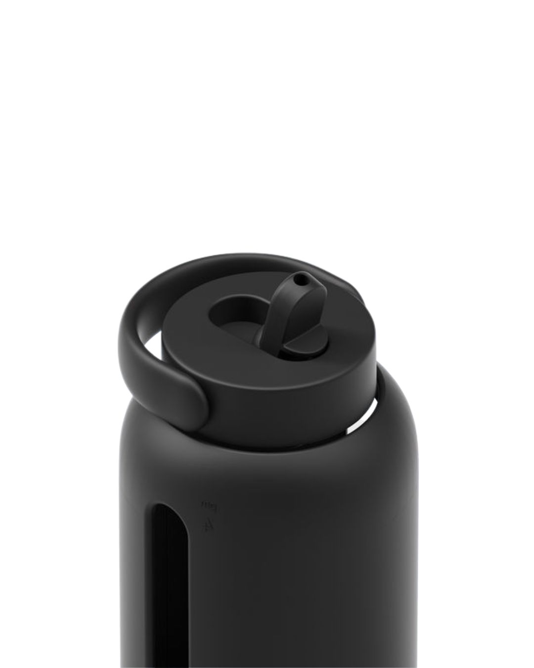 Bink - szczelna szklana butelka Bink Day 800 ml + Flip Cap Black