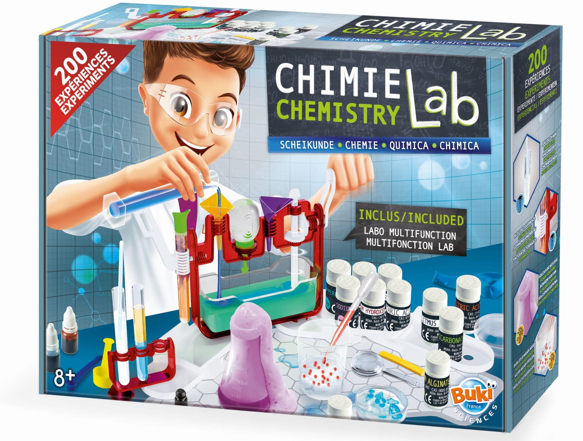 Buki - laboratorium chemiczne 200 eksperymentów