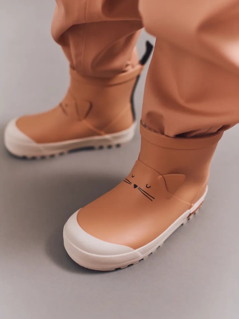 Liewood - ocieplane kalosze Jesse Cat Tuscany Rose