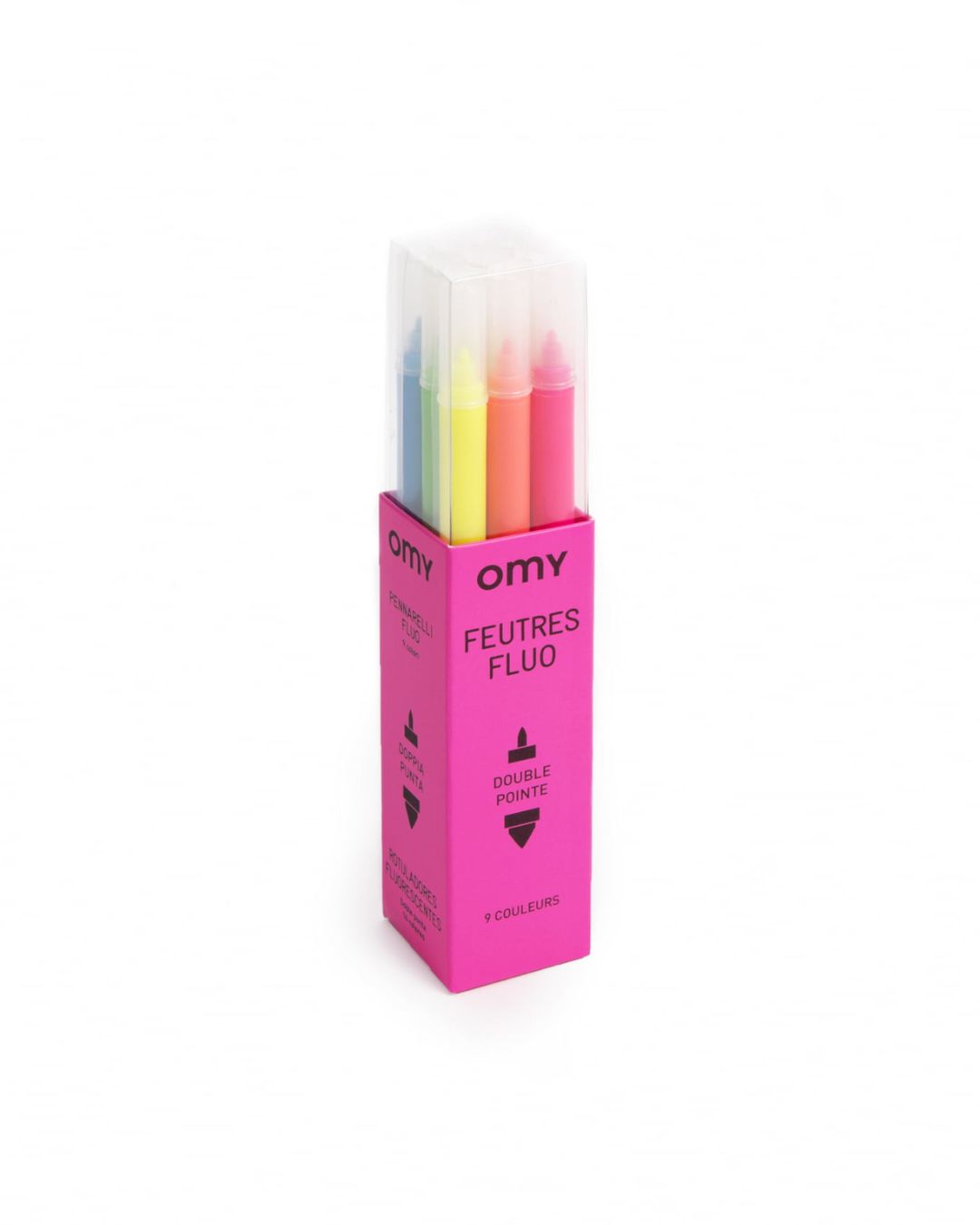 Omy - neonowe flamastry 9 sztuk
