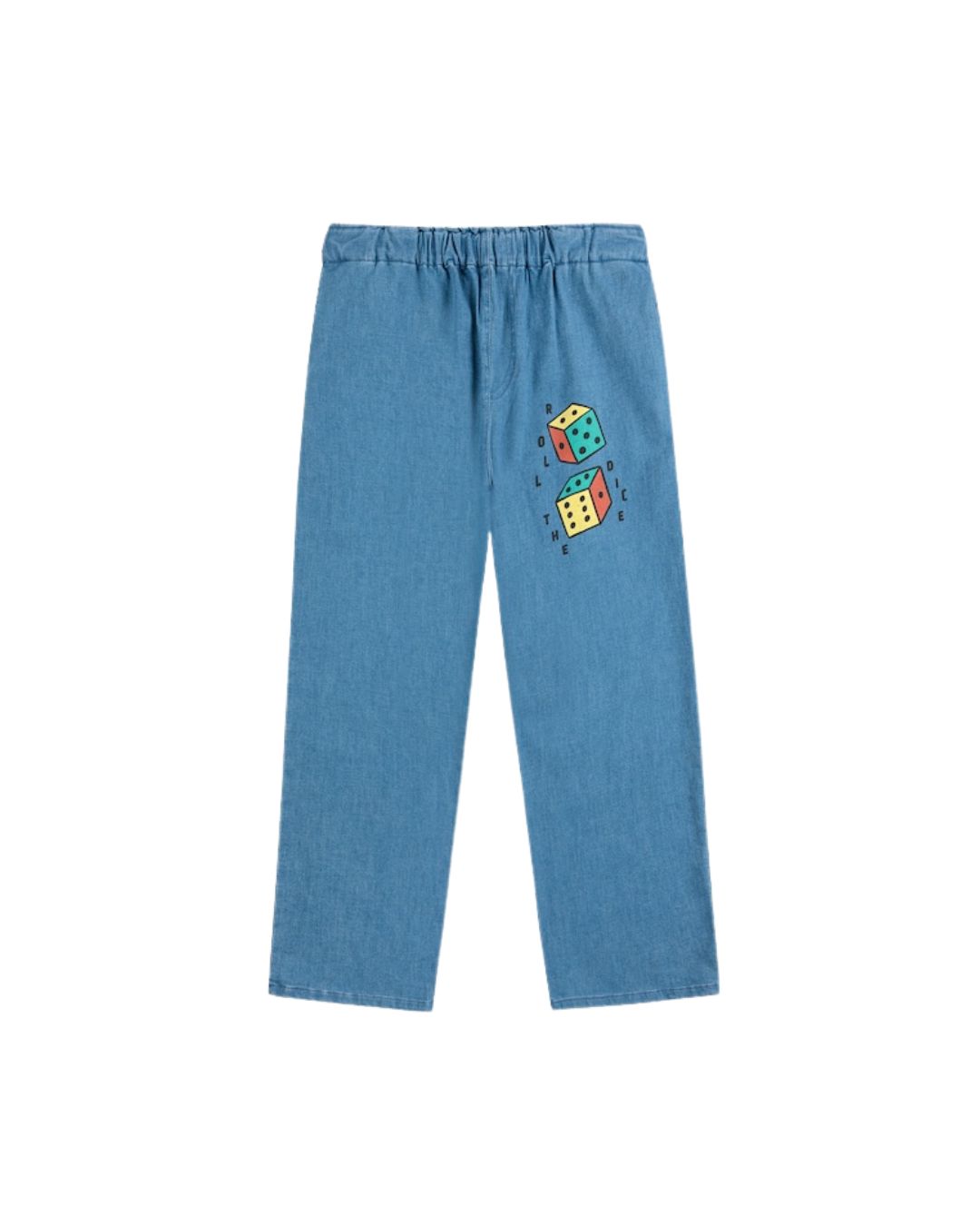 BOBO CHOSES - spodnie jeansowe Roll the Dice