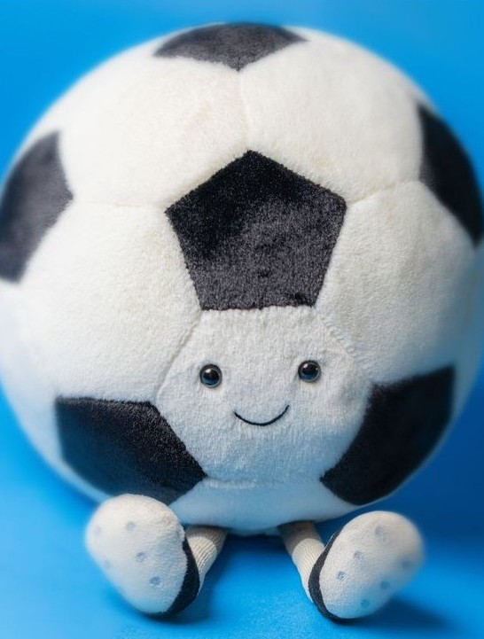 Wesoła Piłka Futbolowa Jellycat 23 cm