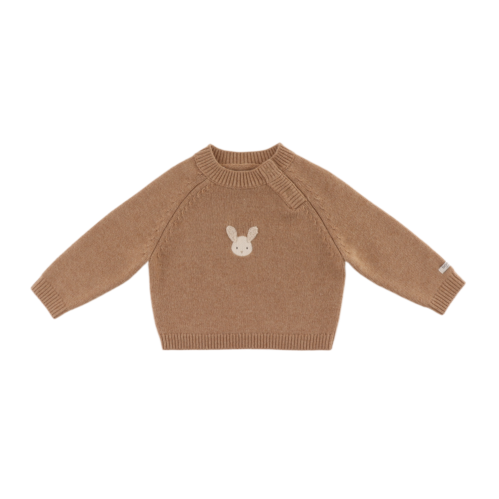 Donsje - sweter niemowlęcy z wełny merino Sibbe Fluffy Bunny