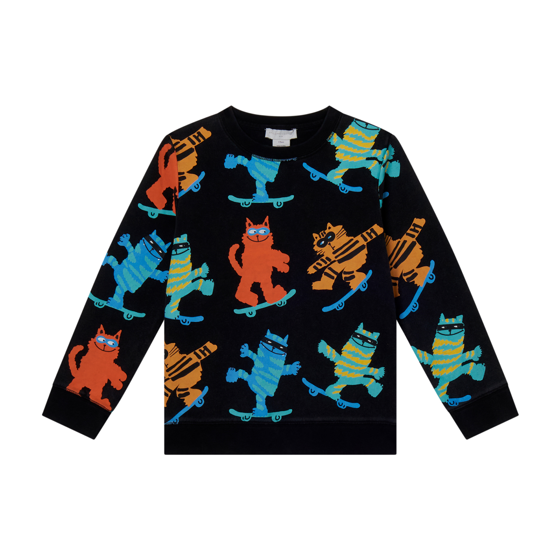 Stella McCartney - stylizacja jeansowa dla chłopca Skater Cats