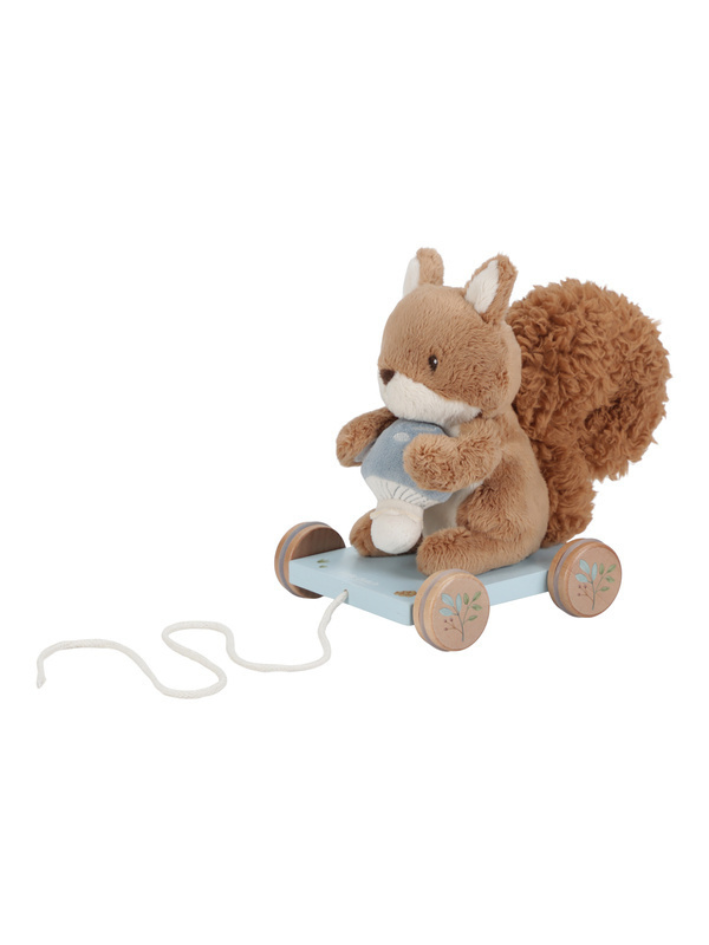 Little Dutch - wiewiórka z kółeczkami do ciągnięcia Forest Friends