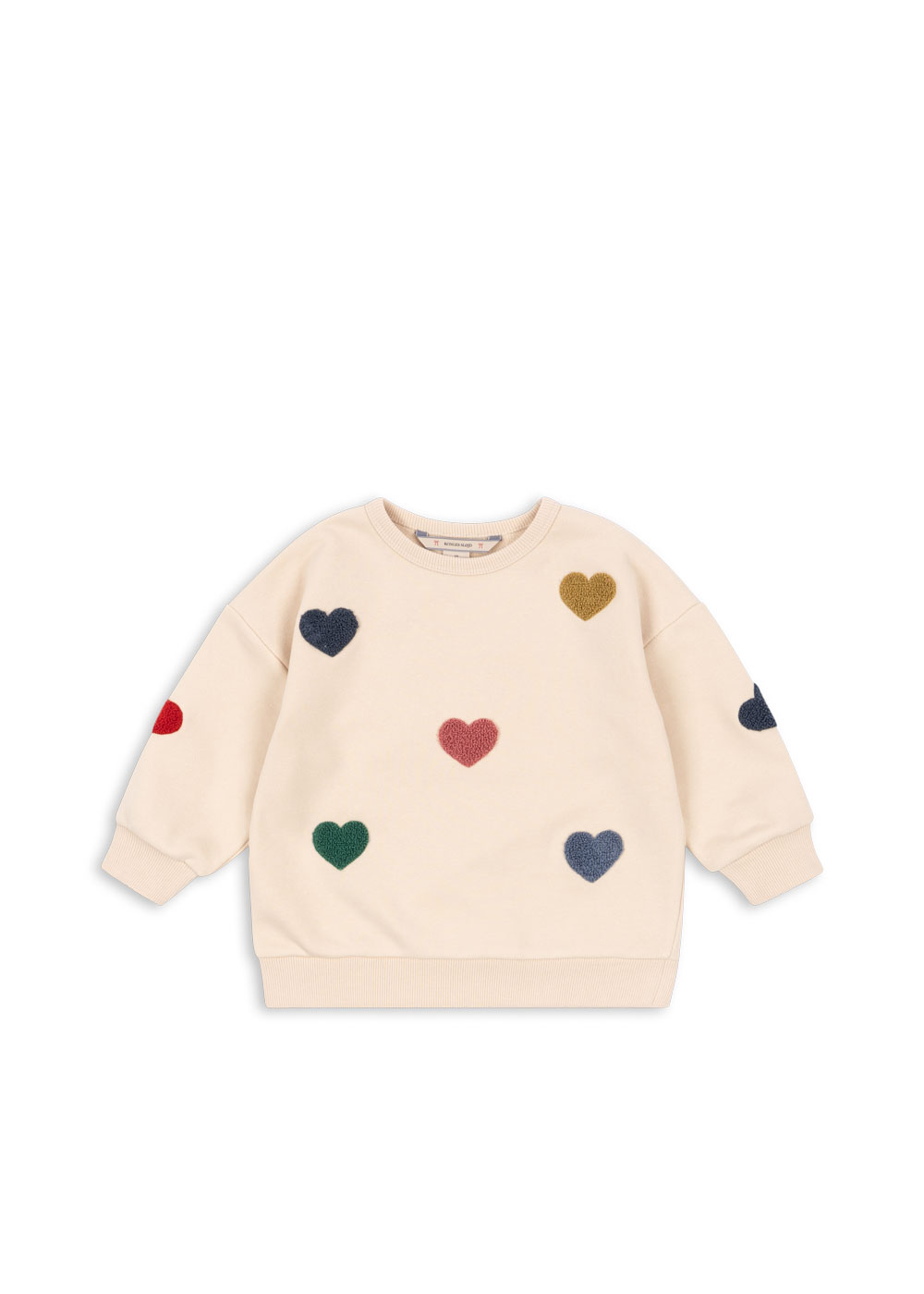 Konges Sløjd - bluza dziecięca dresowa Lou Terry Sweat Shirt OCS Multi Heart