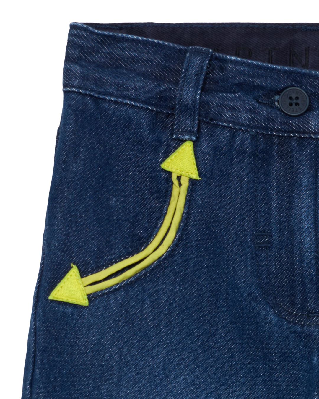 Spodnie jeansowe Stella McCartney z haftowanymi butami Spodnie jeansowe Stella McCartney z haftowanymi butami