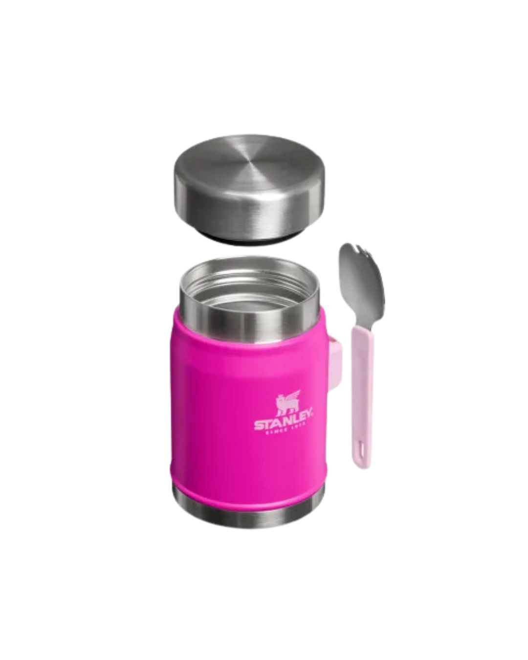 Stanley - termos obiadowy ze sztućcem CLASSIC 0,4 l Violet Blossom Stanley - termos obiadowy ze sztućcem CLASSIC 0,4 l Violet Blossom