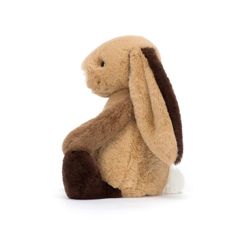 JellyCat - króliczek Patchwork Brązowy 31 cm