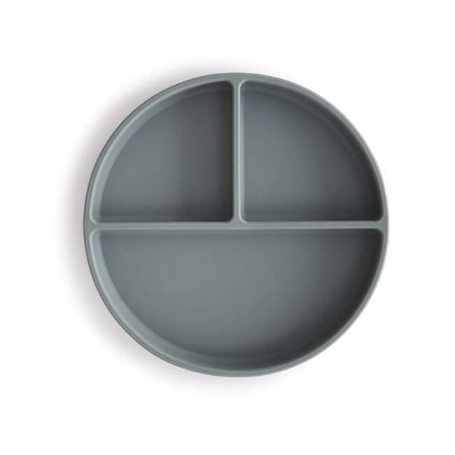 Mushie - talerzyk silikonowy z przyssawką Stone