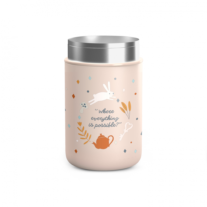Suavinex - termos na pokarm Wonderland 400 ml Różowy