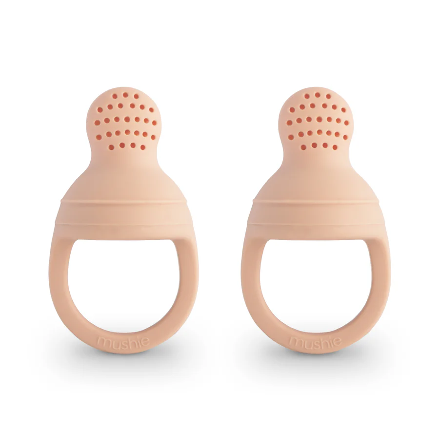 Mushie - gryzak do podawania pokarmu 2-pak Blush